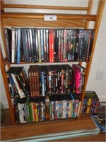 Large lot of DVD's and Stand