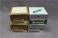 (4) BOXES ASSORTED 3" STEEL SHOT