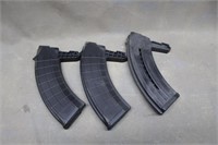 (2) PRO MAG AND (1) UNMARKED SKS MAGAZINES