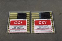 (2) BOXES OF CCI 22 WMR SHOTSHELLS