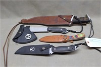 RAMBO II BOWIE KNIFE, WHITETAILS UNLIMITED KNIFE