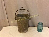 Antique Galvanized well Bucket
