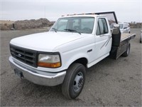 1993 Ford F450 Flatbed Truck