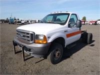 2001 Ford F350 4x4 Cab & Chassis