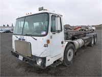 1992 White GMC T/A Roll Off Truck