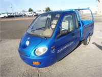 2007 Zaptruck Zebra Electric Utility Cart