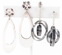 Jewelry Sterling Silver Pierced Dangle Earrings