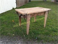 Large Maple Top Carpenters Work Table