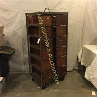 Industrial Cigar Processing Cart on Casters