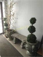 Faux Stone Decorative Garden Seat