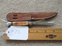 RARE WESTERN BIRD AND TROUT KNIFE 6 ½ IN.