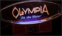 Vintage Olympia Beer Illuminated Ad Bar Sign