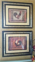 Kimberly Poloson Rooster Prints (qty 2)