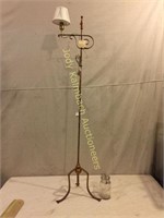 Antique Brass ACdjustable Floor Lamp
