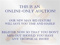 Auctioneer's Note: Online-Only Bidding!