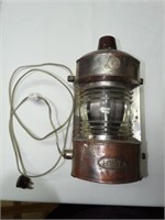 Electrified Marine Lantern "AHLEMANN &  SCHLATTER