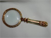 Ornate Heavy Metal Magnifying Glass
