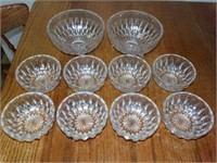 10 Glass Bowls