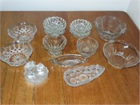 Lot of Glass Dishes, Etc.
