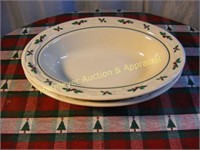 Longaberger Woven Tradition Traditional Holly serv