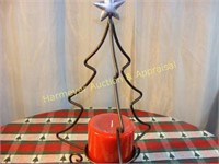 Longaberger Wrought Iron Christmas Tree w/ a