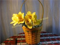 Longaberger Daffodil Basket