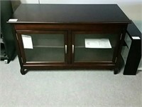 48" TV Stand.  Mahogany and Glass
