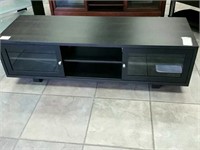 60" Black Painted Oak TV Stand