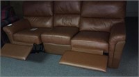 Encore Oyster Bay Reclining leather sofa