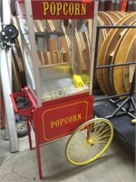 Popcorn Machine w/ Vintage Cart