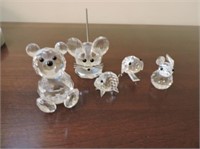 Selection of Swarovski crystal figurines