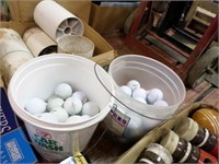 2 buckets golf balls