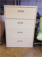 STEELCASE 4 DRAWER LATERAL FILE