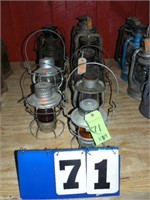 Assorted Oil lanterns