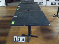Assorted size break room tables