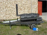 Trailer Mounted Smoker / BBQ grill