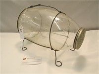 C F Orvis Glass jar minnow trap