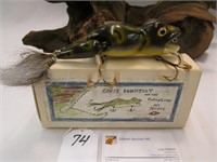 Chris Donnelly frog decoy fishing lure w/box