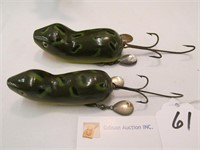 2 Varied Sized Frog Spot Pad Lers