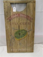 Pflueger Kent Floater "Sold Here" painted sign