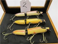 3 Heddon Jointed  lures