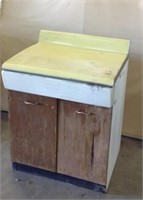 Vintage metal kitchen cabinet