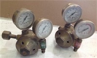 Industrial Airco oxygen acetylene regulators