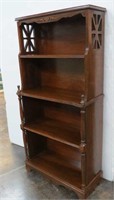 Mahogany 4-Shelf Bookcase