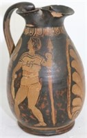 ANCIENT ETRUSCAN PITCHER, POSSIBLY 300 BC.