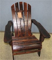 "Leigh Country" Charred Adirondack Wood Chair