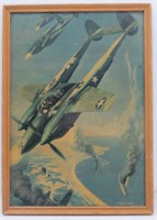 A. Leydenfrost WWII Combat Aircraft Print