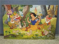 Large Snow White & the 7 Dwarfs Print