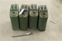 (4) MILITARY JERRY CANS