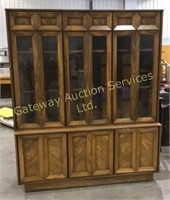 China Cabinet with Glass Doors, Shelves,